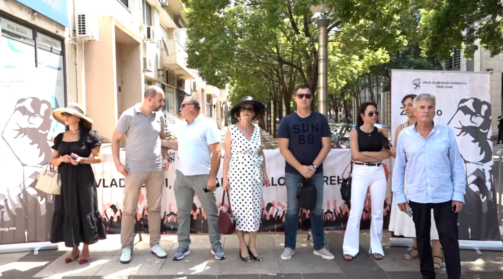 Počeli protesti Unije slobodnih sindikata: Povećanje zarada čeka izbore