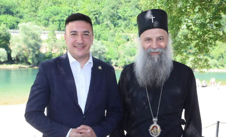 Dajković sa patrijarhom Porfirijem: Svetosavlje je najbolji srpski odgovor na novo vrijeme