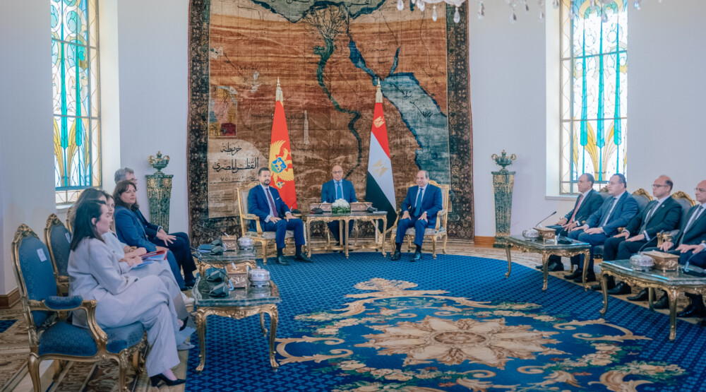 Milatović i El Sisi: Otvaranje Ambasade Crne Gore u Kairu važan iskorak u bilateralnim odnosima