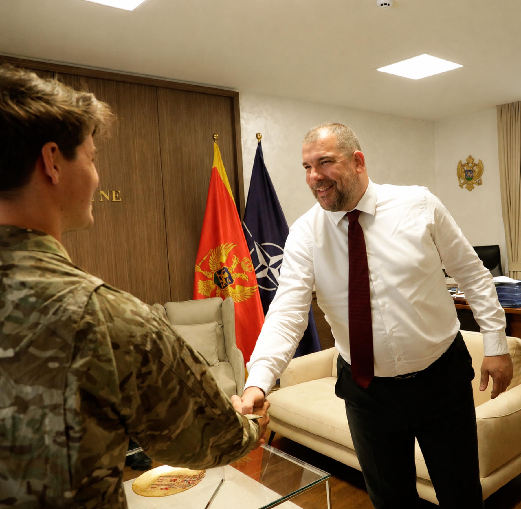 Krapović primio potporučnika Janjuševića: Ljudi su najveća vrijednost Crne Gore