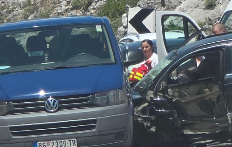 Lančani sudar na putu Podgorica–Nikšić, učestvovala četiri vozila