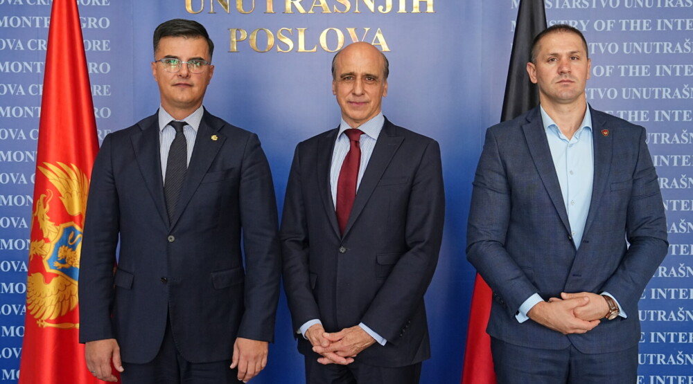 Šaranović i Šćepanović sa ambasadorom Njemačke: Saradnja sa njemačkim partnerima donosi konkretne benefite policiji