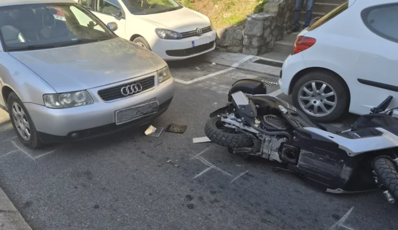 Herceg Novi: Povrijeđen motociklista, transportovan u Bolnicu u Meljinama